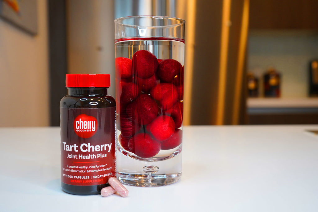 Tart cherry juice for joint pain